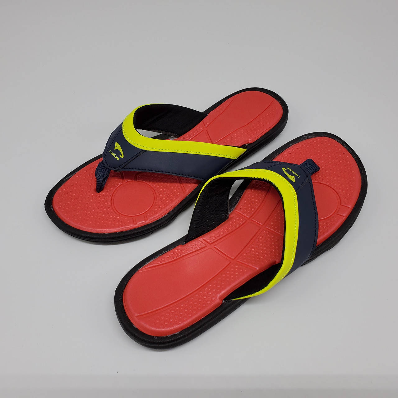 

Шлепанцы, вьетнамки женские, подростковые цветные Luck Line.