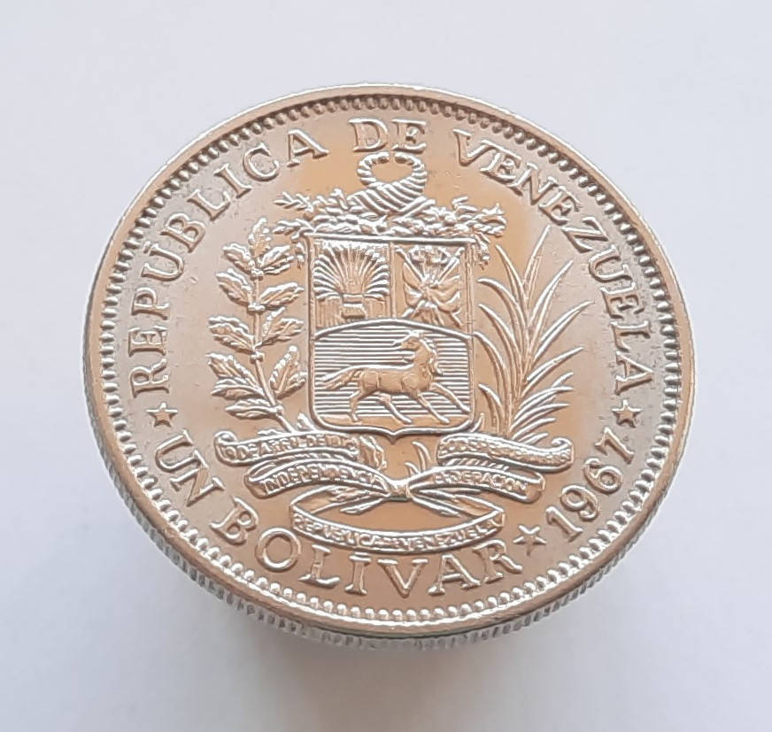 

Венесуэла 1 боливар 1967