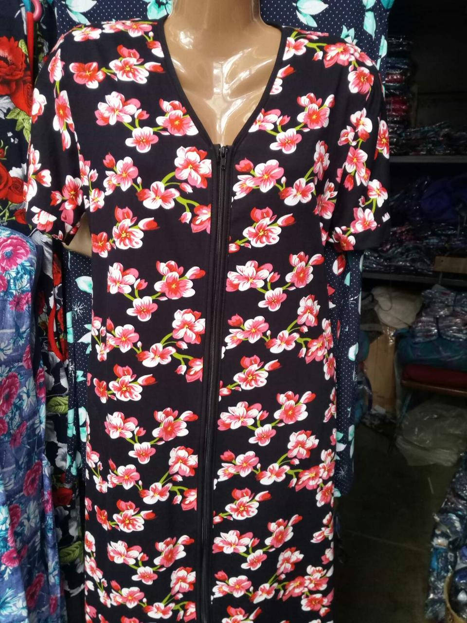 

Женский летний халат большого размера