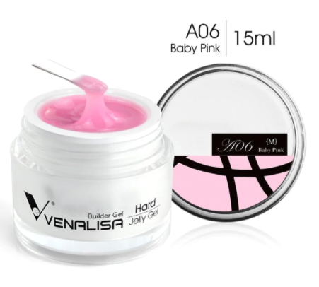 

Гель желе Venalisa №A06 Baby Pink, 15 мл, Розовый