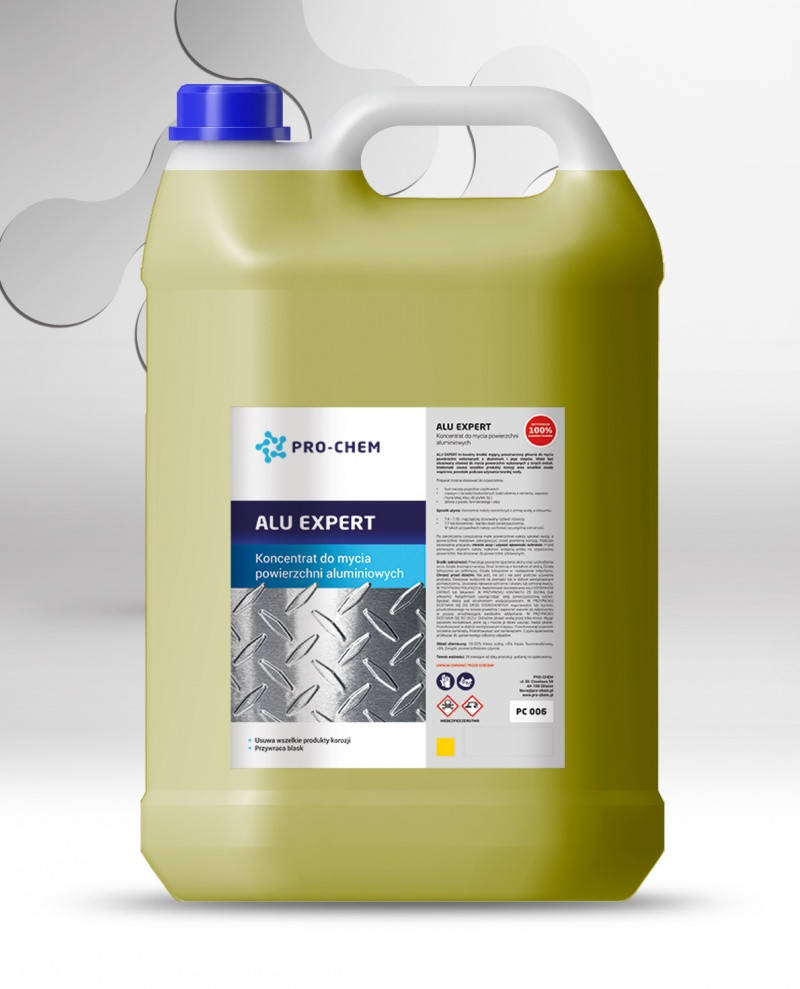 

Средство для чистки поверхностей из алюминия и других металлов PRO-CHEM ALU EXPERT 5 л (PC006-5)