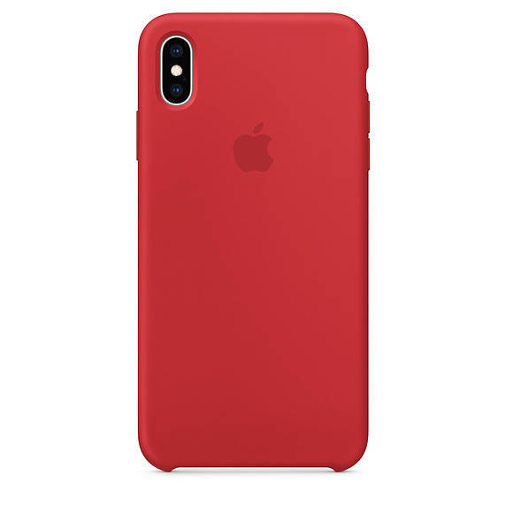 

Силиконовый чехол для iPhone XS Max, цвет «красный», Красный