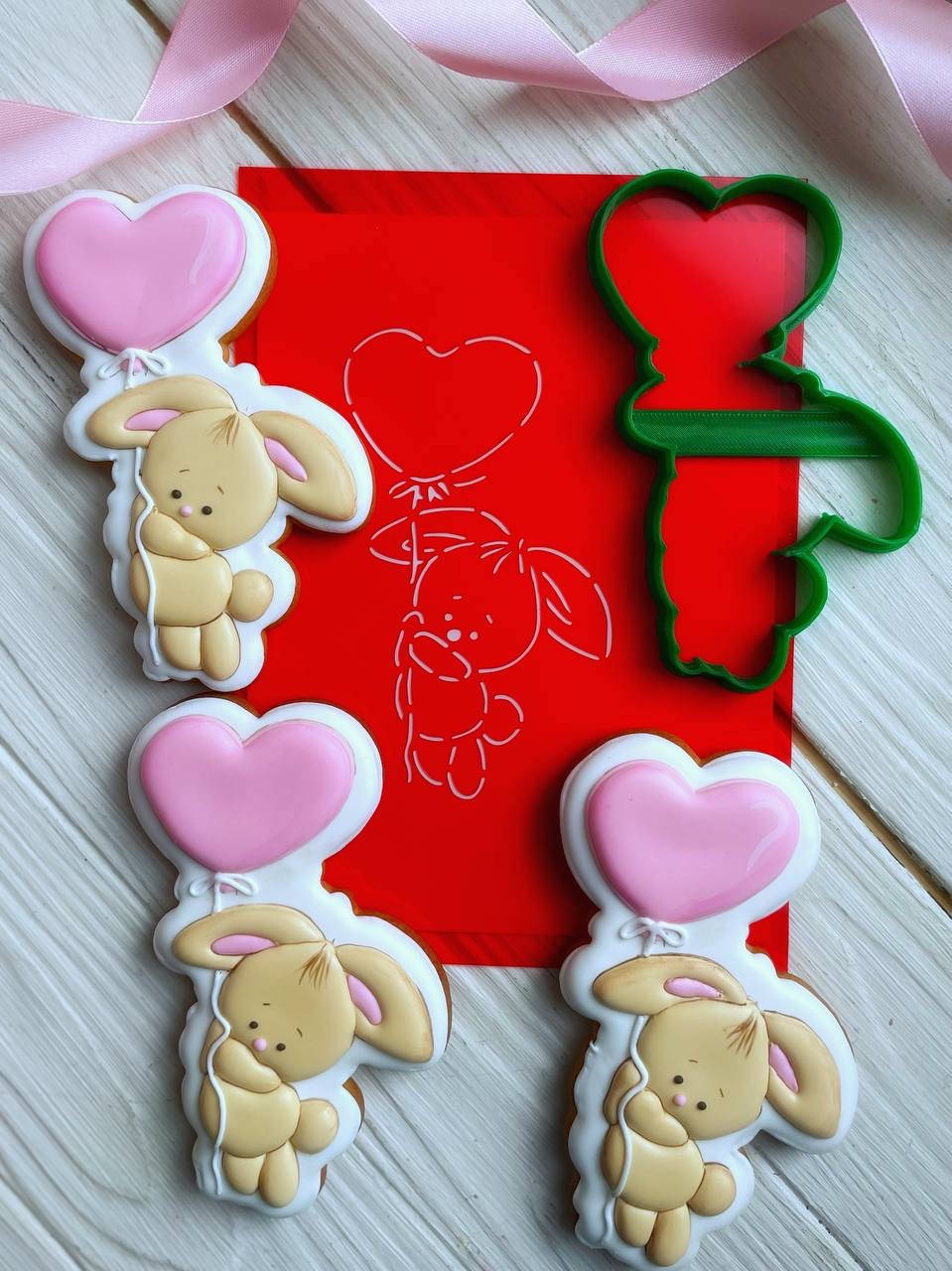 

3D формочки-вырубки для пряников "Зайчик 23"