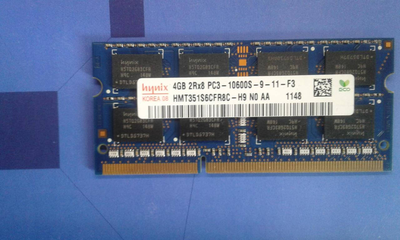 

Для ноутбука 4GB DDR3 1333MHz Hynix PC3 10600S 2Rx8 RAM Оперативная память