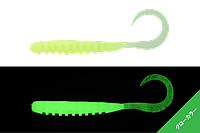

Силикон Jackall Tide Curly SQ 2.0"(8шт)Glow Chart
