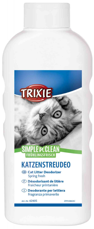 

Trixie TX-42405/42406 Сухой дезодорант 750г для песка в кошачьем туалете