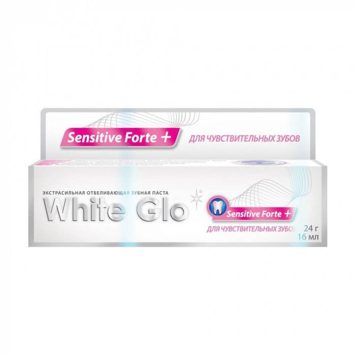 

White Glo зубная паста 24гр отбеливающая для чувствительных зубов