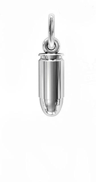 

Подвеска серебряная Пуля