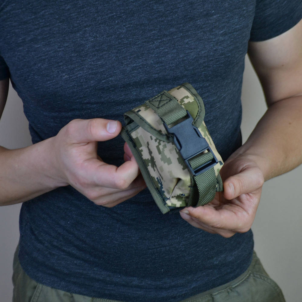 

Качественный Подсумок под гранату из кордуры пиксель MOLLE для JA-193 гранаты тактический