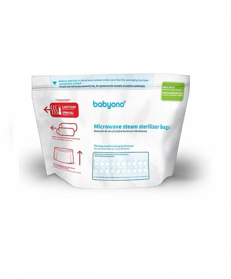 

Пакеты для стерилизации в микроволновой печи Baby Ono 5 шт.