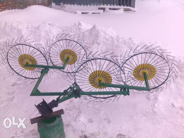 

Сеноворошилка Грабарка «Грабли Солнышко» Украина. Спицы 4мм