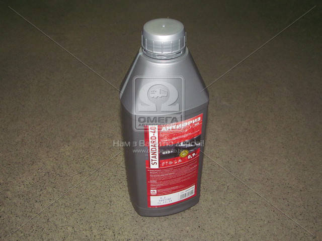 

Антифриз красный G12 STANDART-40 LONG LIFE 0,9кг 4802877306