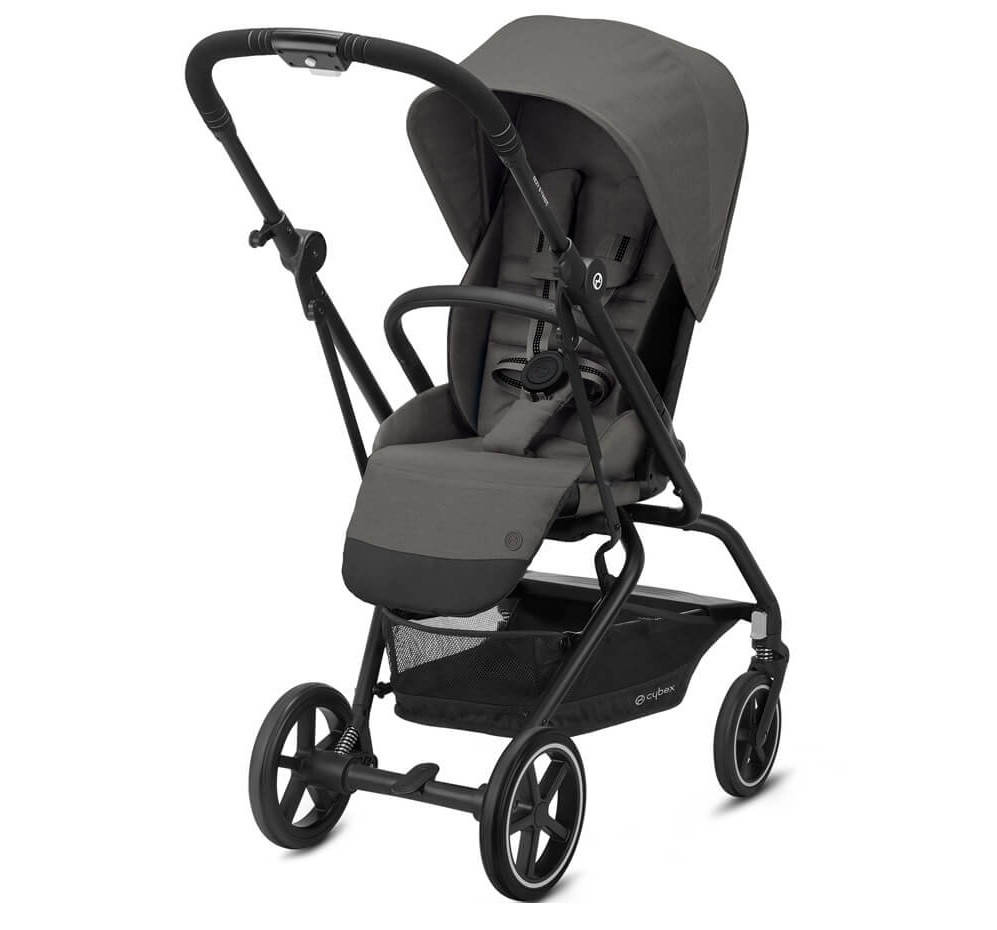 

Коляска Cybex Eezy S Twist+ 2 BLK Soho Grey mid grey (з бампером)