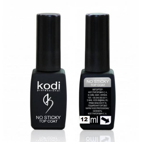 

No sticky top coat (верхнее покрытие без липкого слоя) 12 мл. Kodi