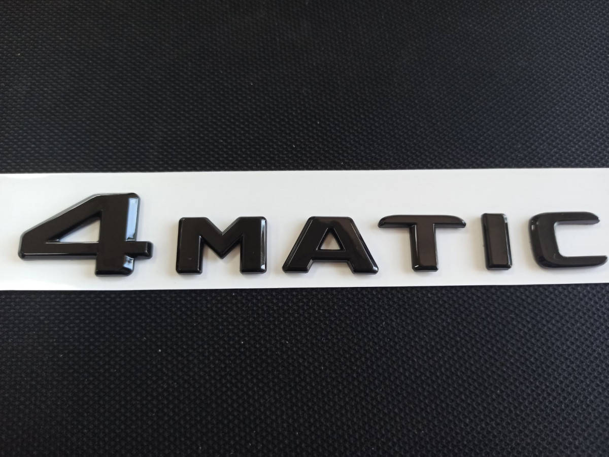 

Автологотип шильдик эмблема надпись Mercedes-Benz 4MATIC черные 3