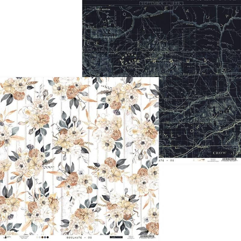 

Папір двосторонній - Soulmate 02 - P13 - 30x30