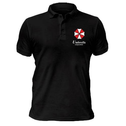 

Футболка поло Umbrella corporation, Черный