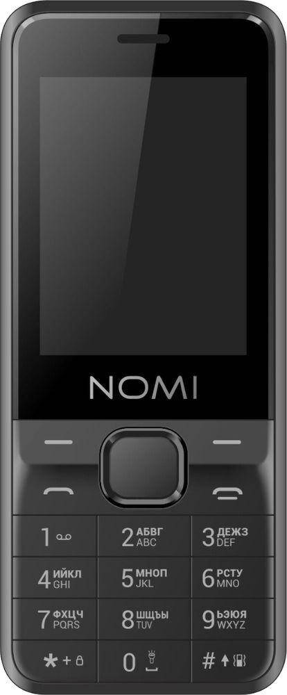 

Мобильный телефон Nomi i2402 Black, Черный