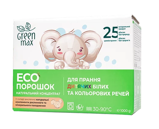 

Экопорошок детский для стирки белых и цветных вещей 1000г