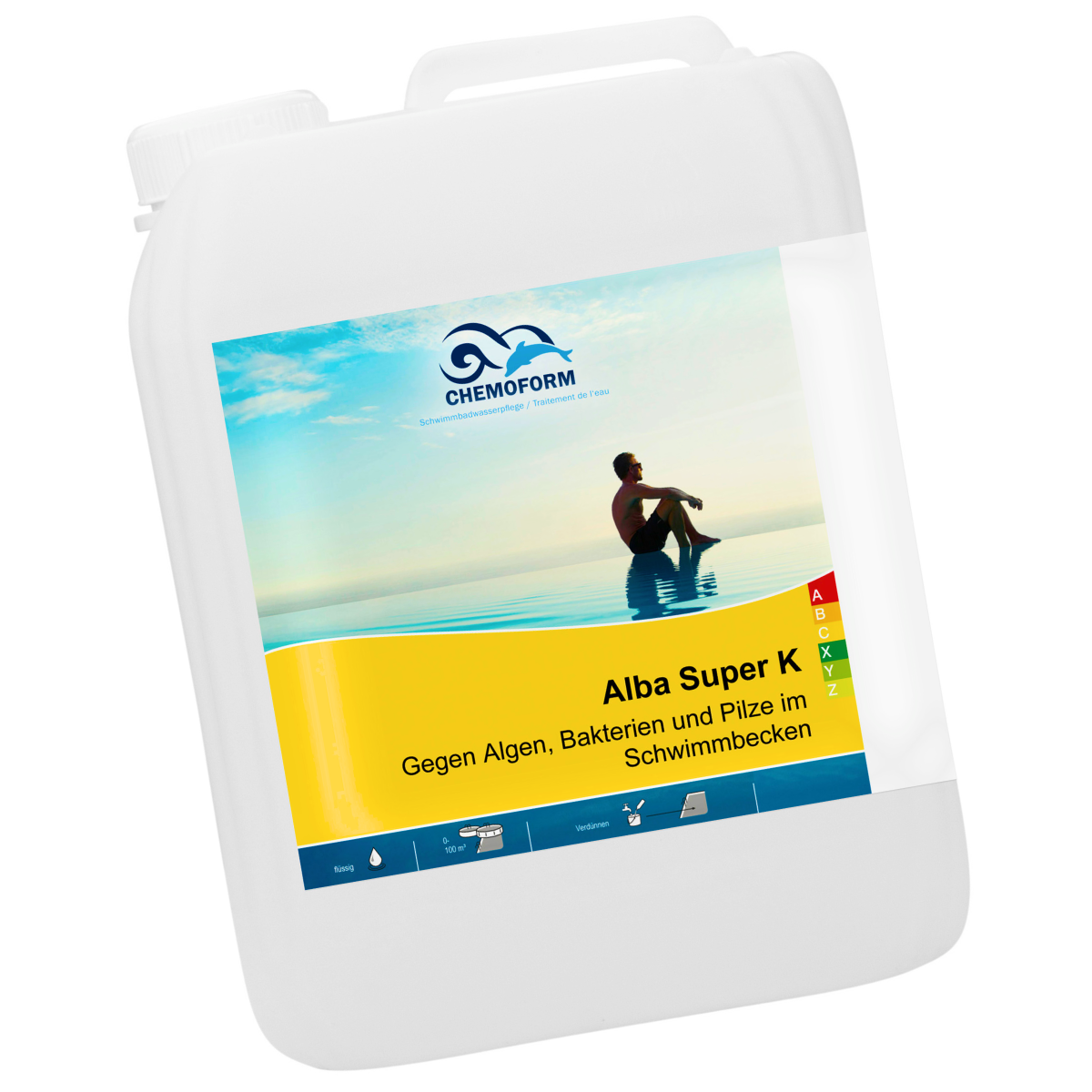 

Немецкий альгицид для бассейна Chemoform Alba Super K 5 л жидкий