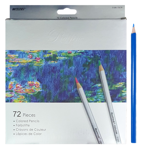 

Карандаши цветные Marco Raffine 72 цветов шестигранные 7100-72СВ