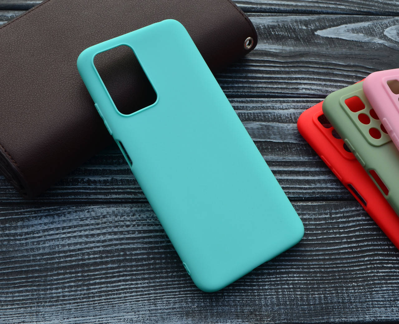 

Матовый силиконовый чехол для Xiaomi Redmi 10 Бирюзовый