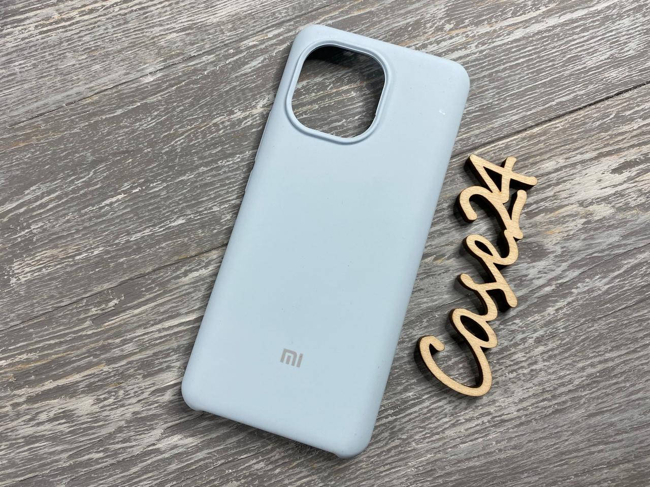 

Чехол Soft touch для Xiaomi Mi 11 (7 цветов) светло-голубой