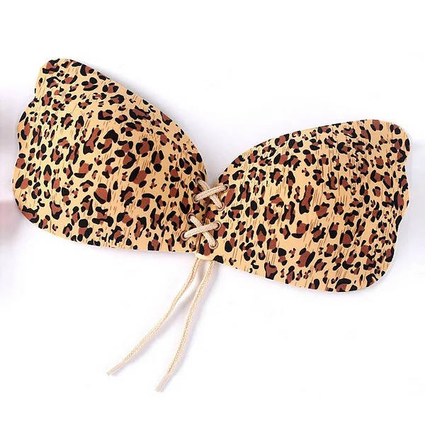

Бюстгальтеры для открытой спины Fly Bra Бабочка (А,В,С,D) В, Леопардовый принт, Белый