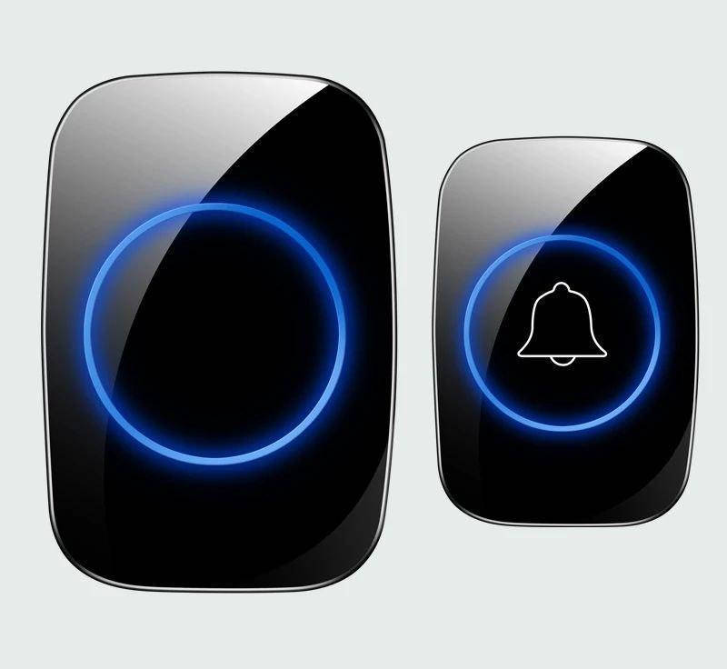 

Дверной звонок, беспроводной, водонепроницаемый. Doorbell, Черный
