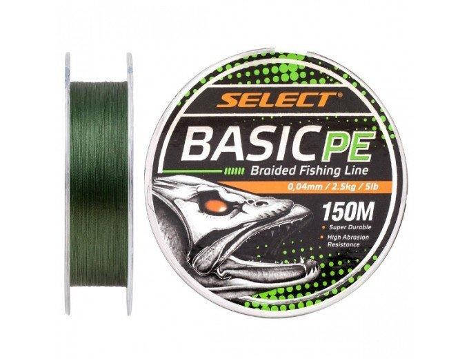 

Шнур рыболовный Select Basic PE 150м, 0.14мм