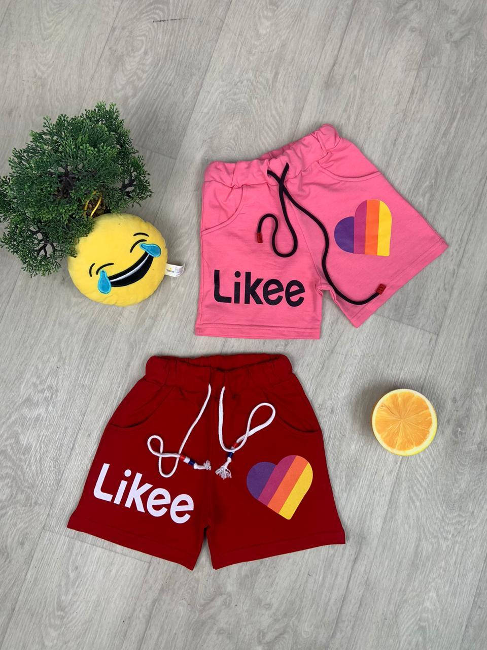 

Шорты для девочки like 110 рост (розовые) Турция, Розовый