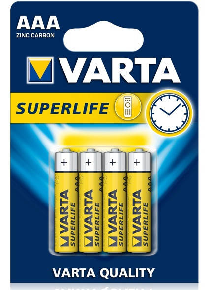 

Батарейки SUPERLIFE 4AAA (солевые)