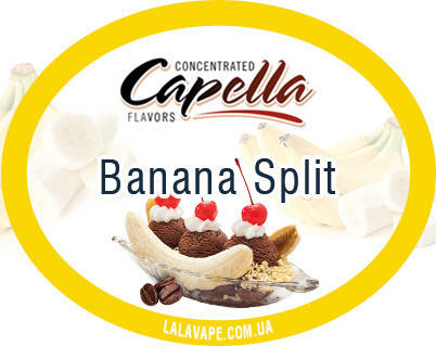 

Ароматизатор Capella Banana Split (Банановый сплит) 250мл