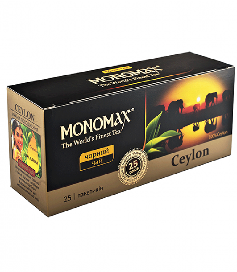 

МОНОМАХ 25 пак CEYLON TEA *18 (шт) в ящике