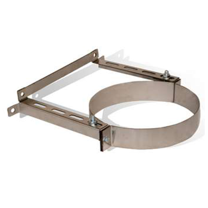 

Хомут для дымохода настенный нержавейка Версия Люкс D-250 мм толщина 0,6 мм