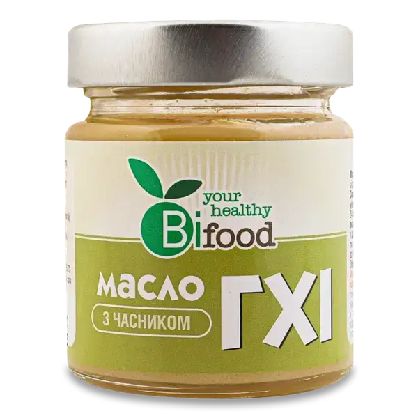 

Масло ГХИ с чесноком Bi food, 150 г