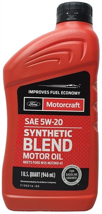 

Моторное масло Ford Motorcraft Synthetic Blend 5W-20 0.946л