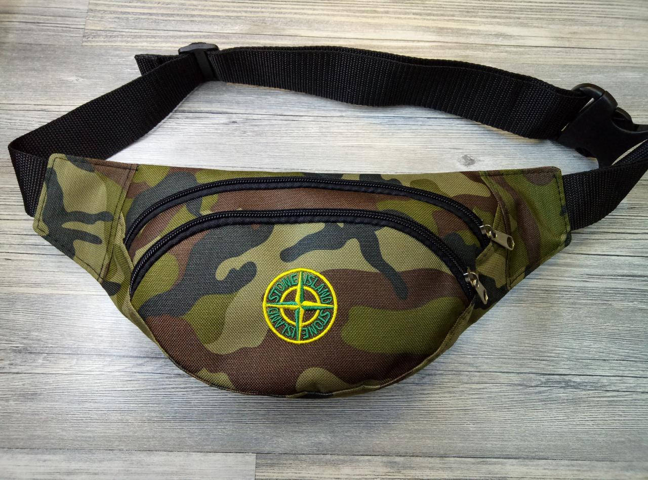 

Бананка STONE ISLAND (КАМО), Черный