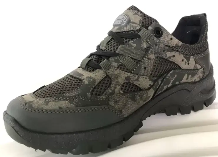 

Кроссовки тактические летние ЗСУ военные мужские хаки камуфляж зелёные кожа сетка кроссы армейские на лето