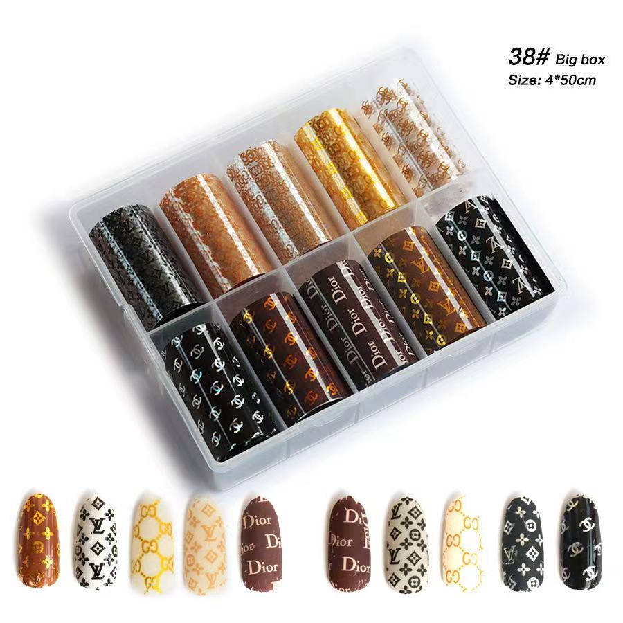 

Новинка!Набор фольги для маникюра -Бренды