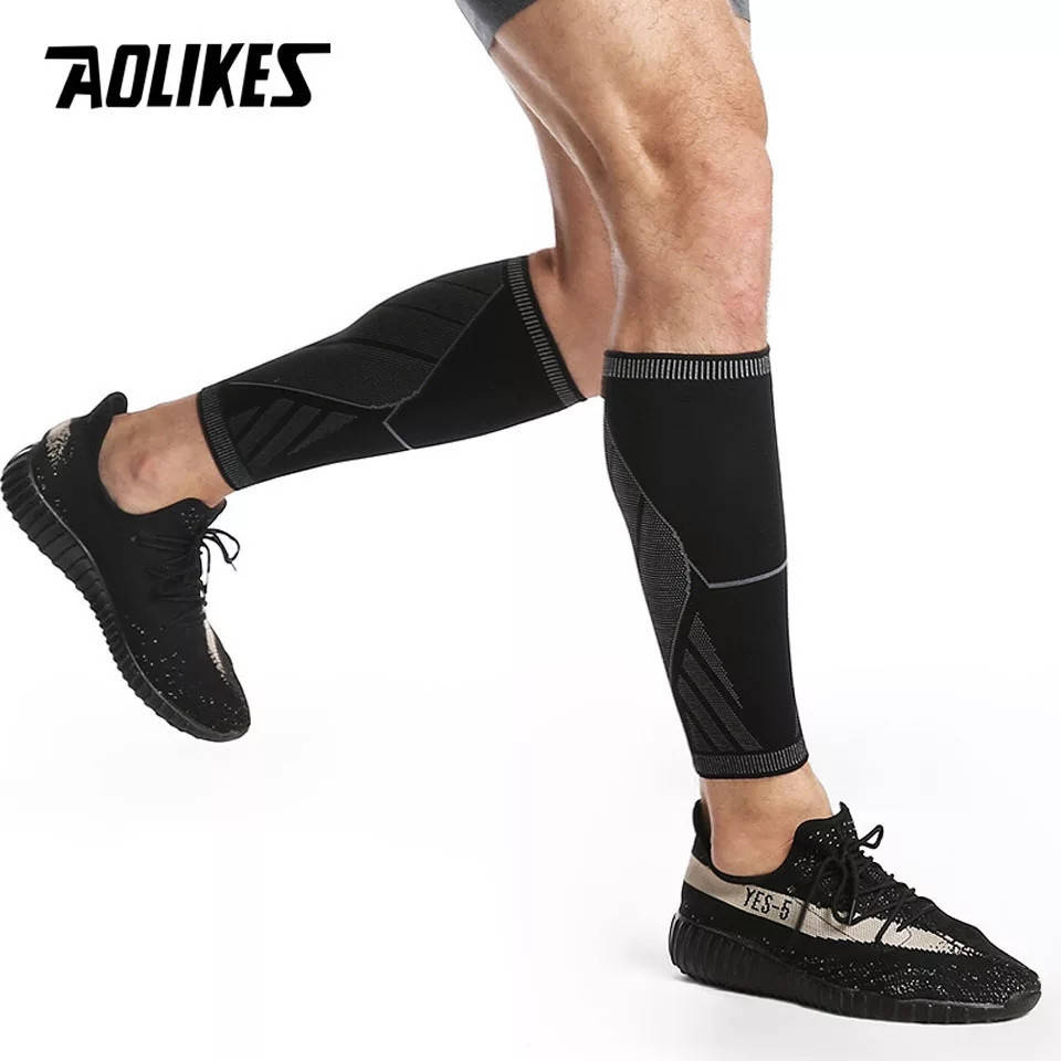 

Компрессионные гетры AOLIKES без носка. С силиконовым держателем. L, Черный