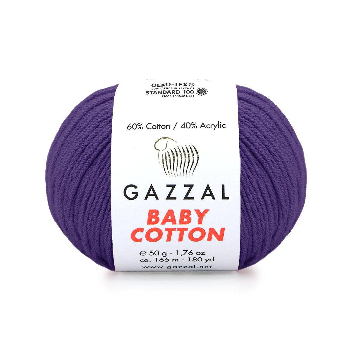 

Gazzal Baby Cotton № 3440 фиолетовый