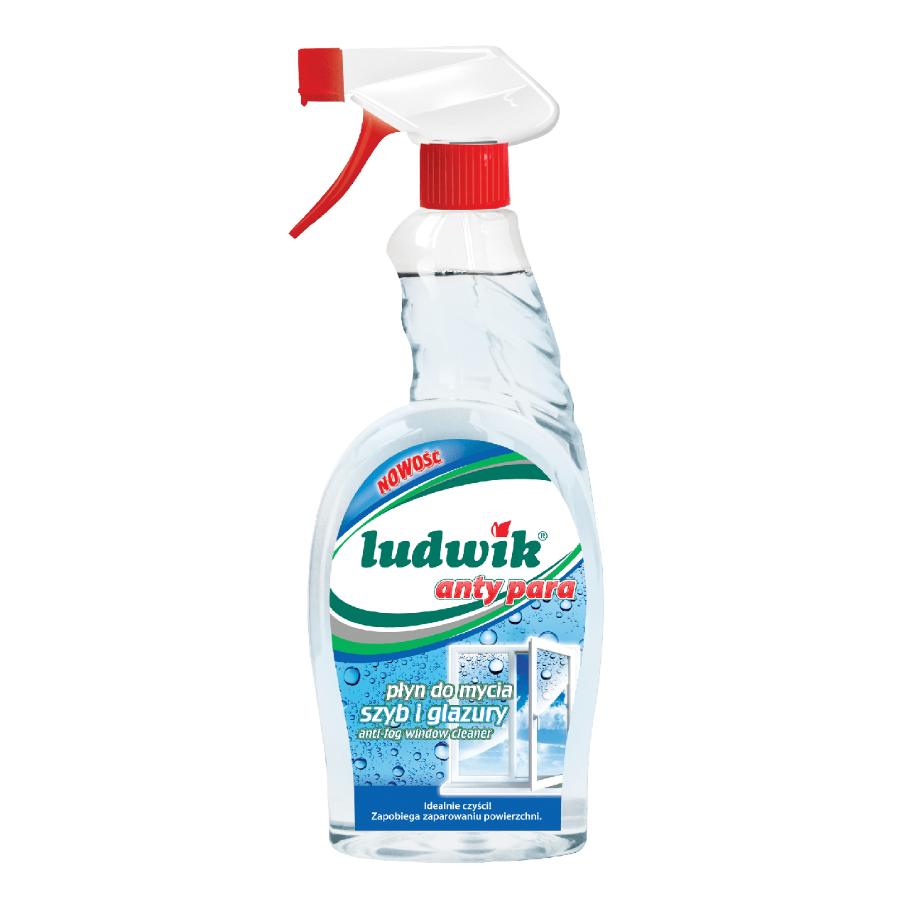 

Средство для мытья стекол и плитки Ludwik с функцией Анти-пар 750мл