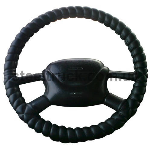 

Оплетка руля Renault Magnum (шнуровка поролон), черная, Черный