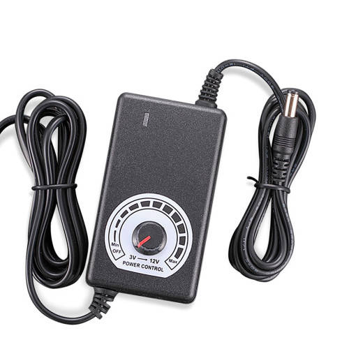 

Адаптер питания NZX-31250 с регулировкой 3-12V 2A, штекер 5,5*2,5, LED - индикация, Черный