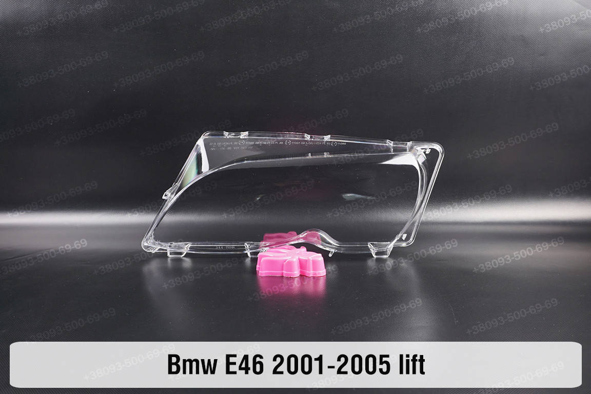 

Стекло фары BMW 3 E46 Sedan/Wagon (2001-2005) IV поколение рестайлинг левое