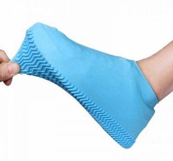 

Защитные чехлы (бахилы) на обувь от воды Waterproof Silicone Shoe
