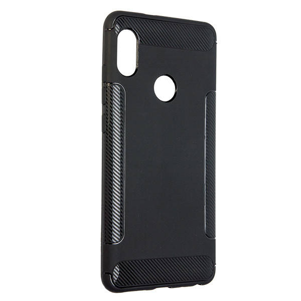 

Чехол-накладка DK Silicone Carbon Soft Edge для Xiaomi Redmi Note 7 Pro (black), Черный