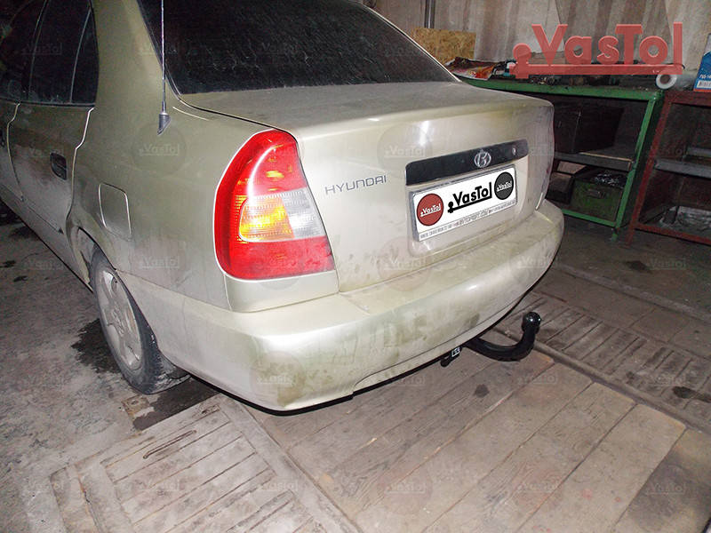 

Фаркоп Hyundai Accent (седан 2000-2006)(Фаркоп фаркоп Хюндай Акцент)VasTol