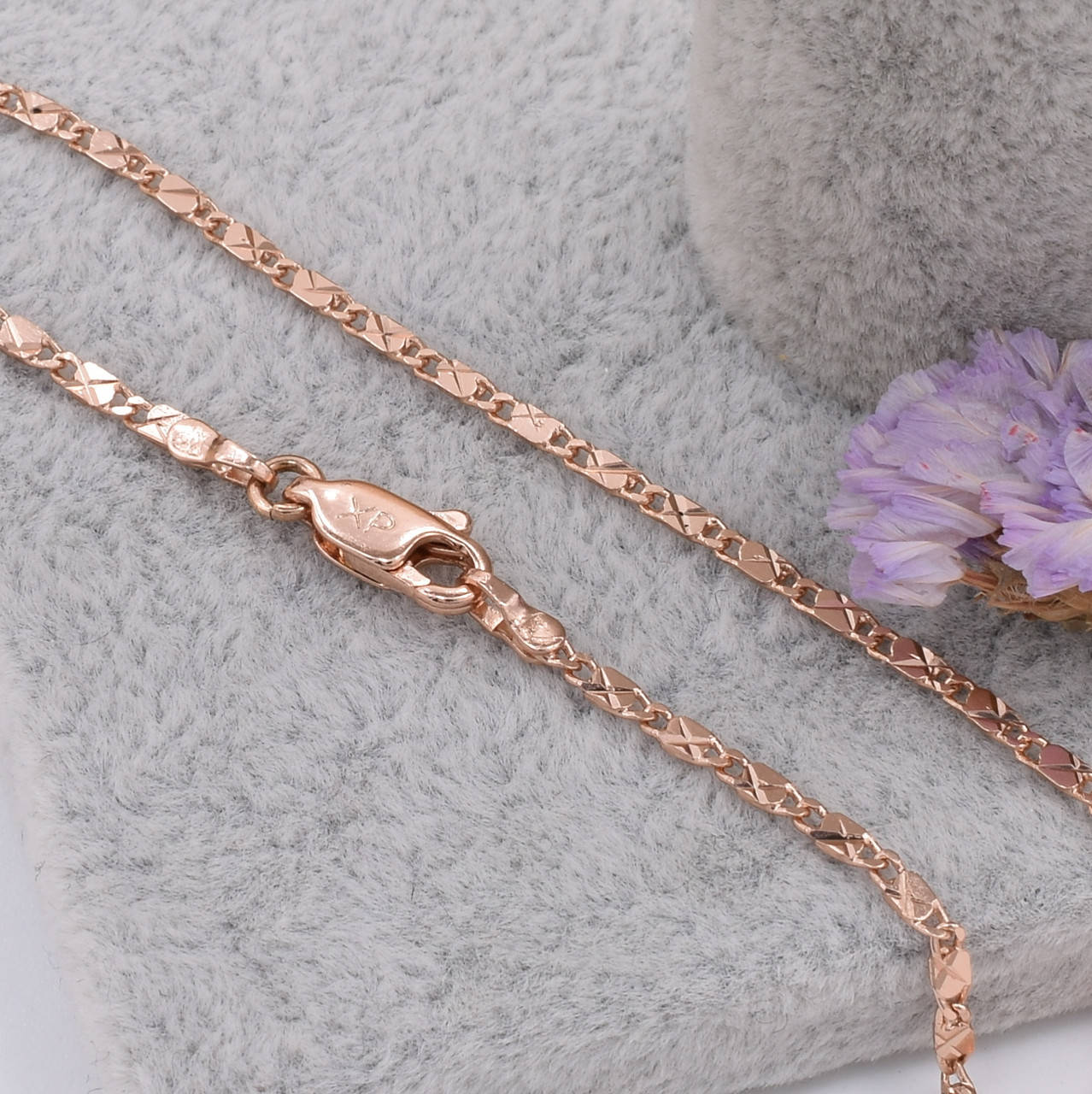 

Браслет Xuping 40955 ширина 2 мм позолота РО длина 19